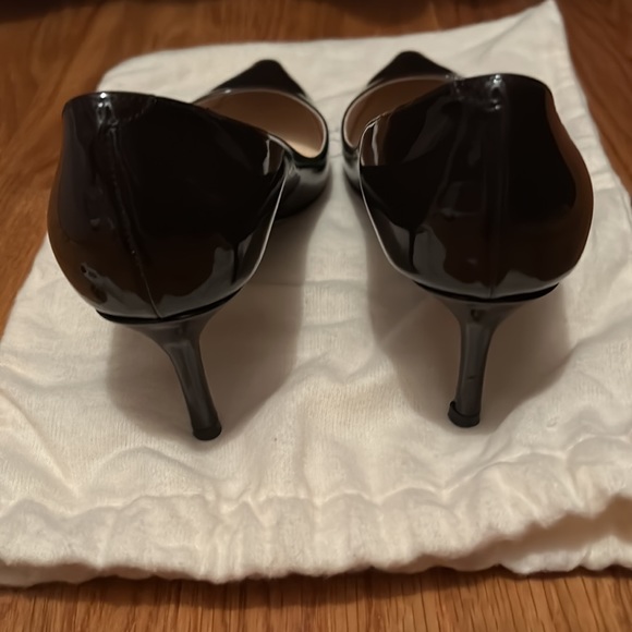 Jimmy Choo Dark Brown Patent Heels - Picture 4 of 8